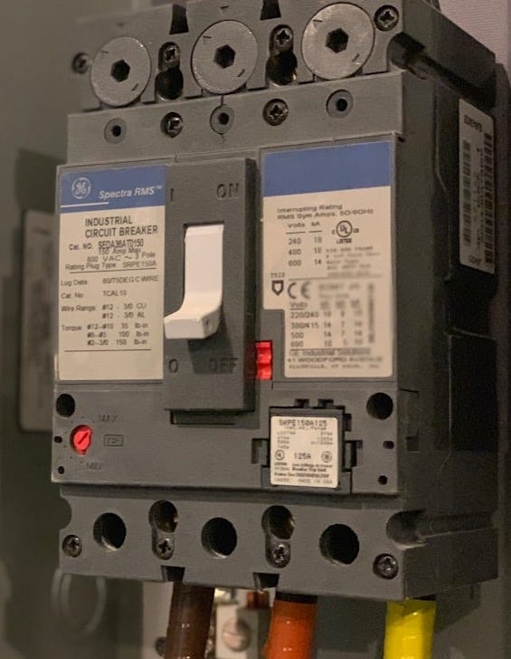 gray power switch box