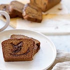 Tahini Chocolate Swirl Banana Bread
