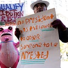Protesters gather at Alexandria courthouse as judge questions Trump prosecutor's authority