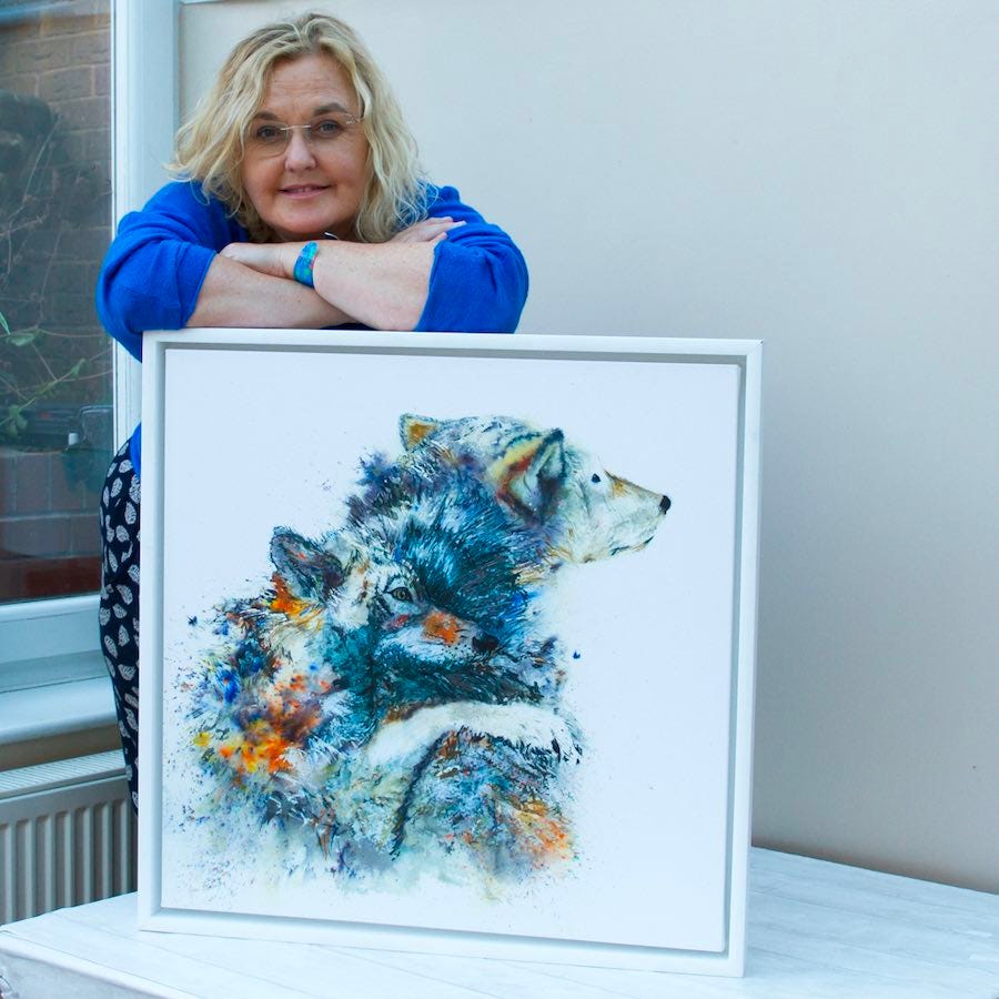 Joan Kennedy and her art