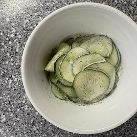 Dilly Cucumber Salad