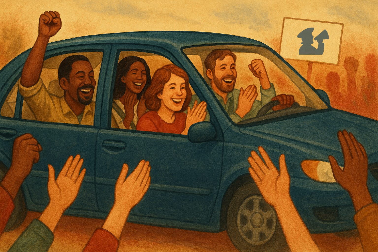 Pro-Democracy supporters