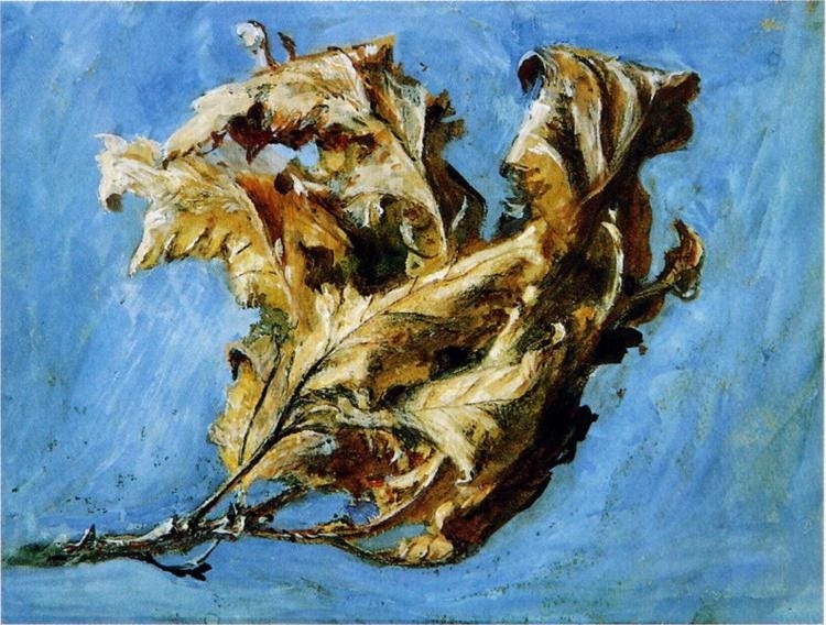Fast sketch of withered oak, 1879 - John Ruskin - WikiArt.org