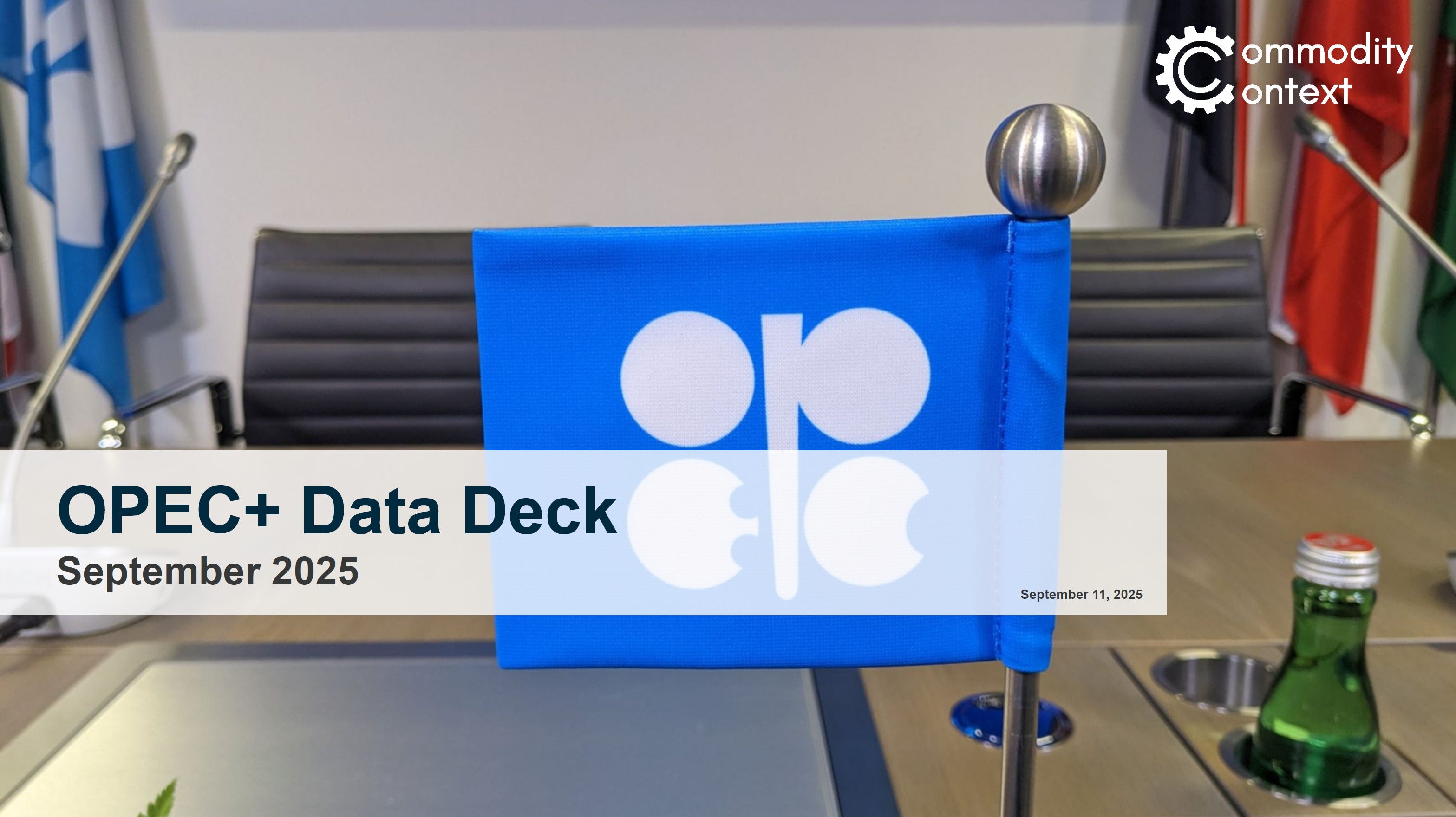 OPEC+ Data Deck (September 2025)