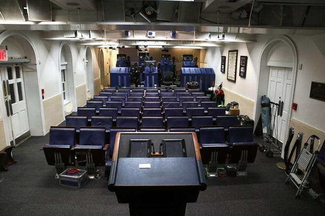 White House press room from the podium : r/AlternateAngles