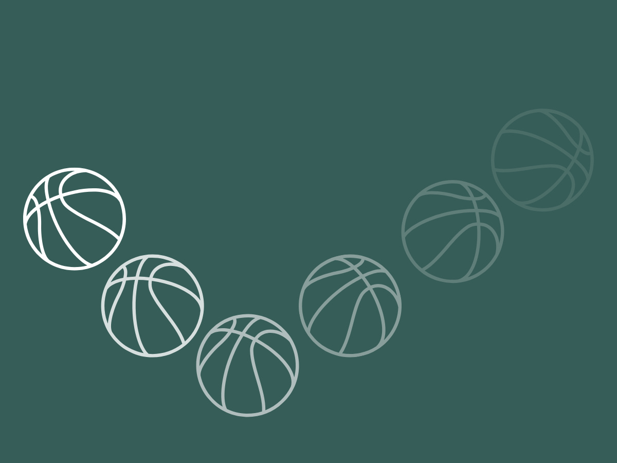 green background with a basketball bouncing on it green background with a basketball bouncing on it
