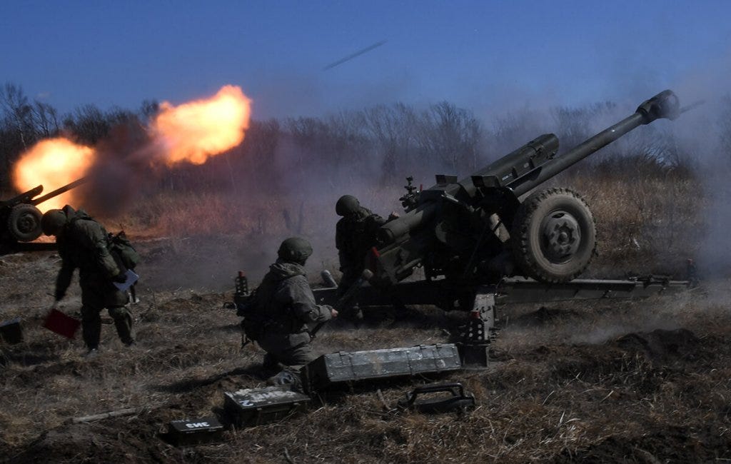 Sloppy Russian Gunners Gave Away Their Howitzers' Positions