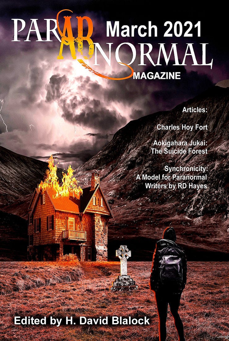 PARABNORMAL MAGAZINE March 2021 edited by H David Blalock