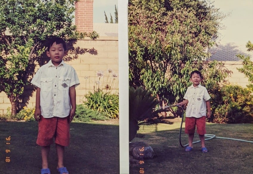 The first time my brother was chased