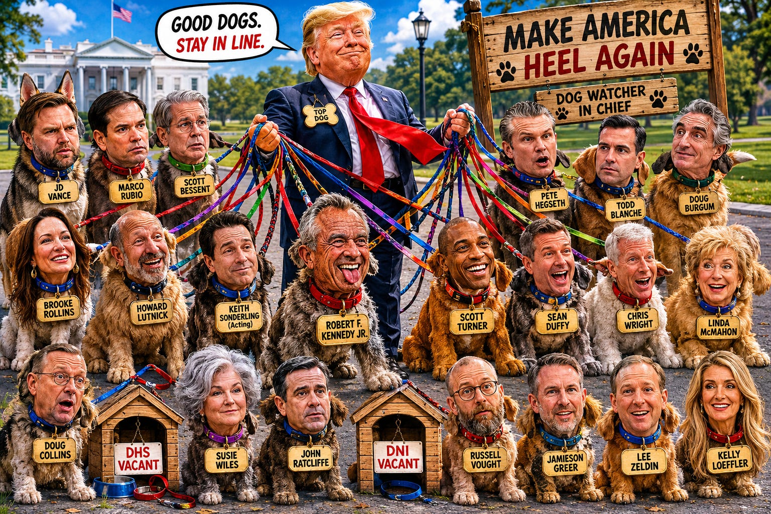TRUMP ADMINISTRATION CREATES NEW CABINET-LEVEL POSITION: SECRETARY OF SYCOPHANCY
