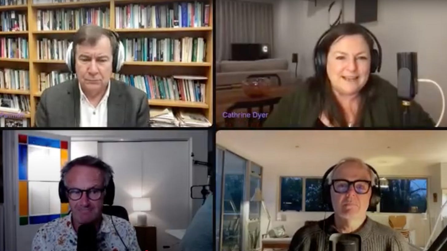 Bernard Hickey, Peter Bale, Cathrine Dyer, Robert Patman & Ed Miller ‘Hoon’ around the news of the week to July 4