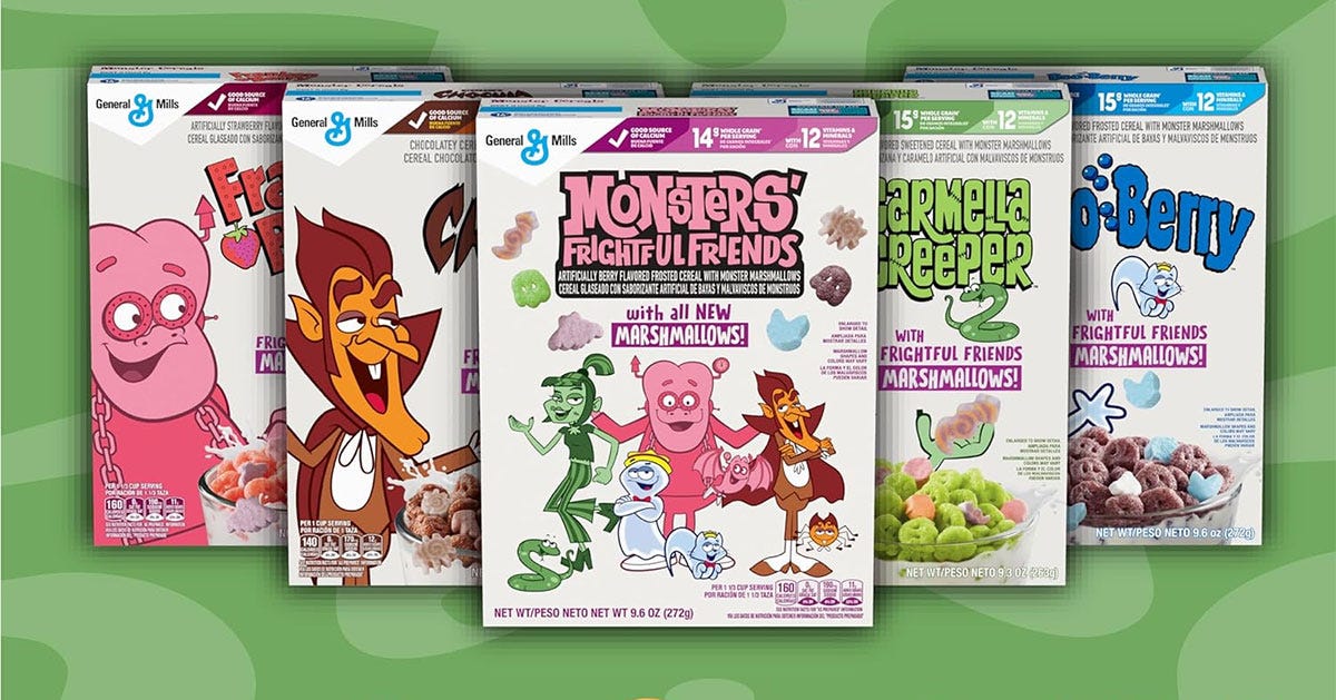 Here's a First Look at Your General Mills Monster Cereals for 2024 | All  Hallows Geek