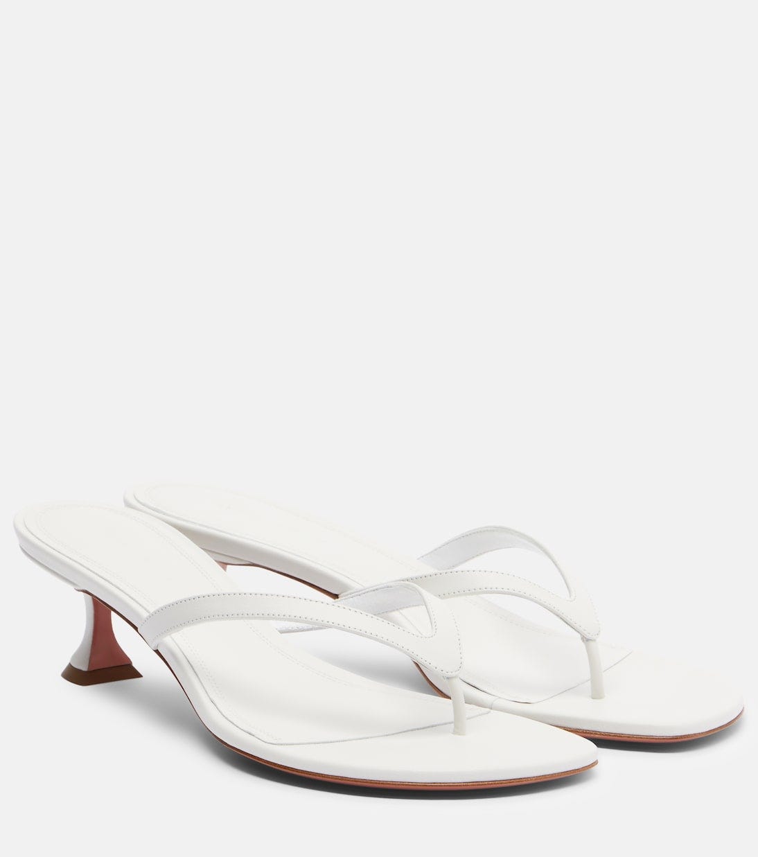 Juliette leather thong sandals | Amina Muaddi
