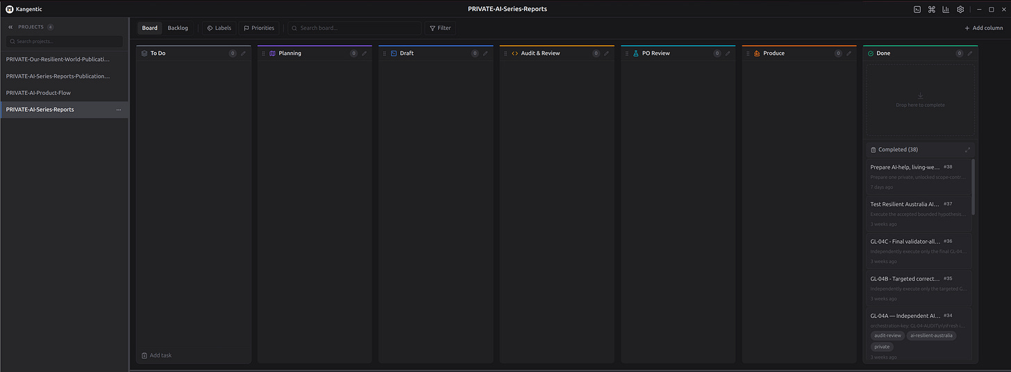 Kangentic workflow example Kangentic workflow example