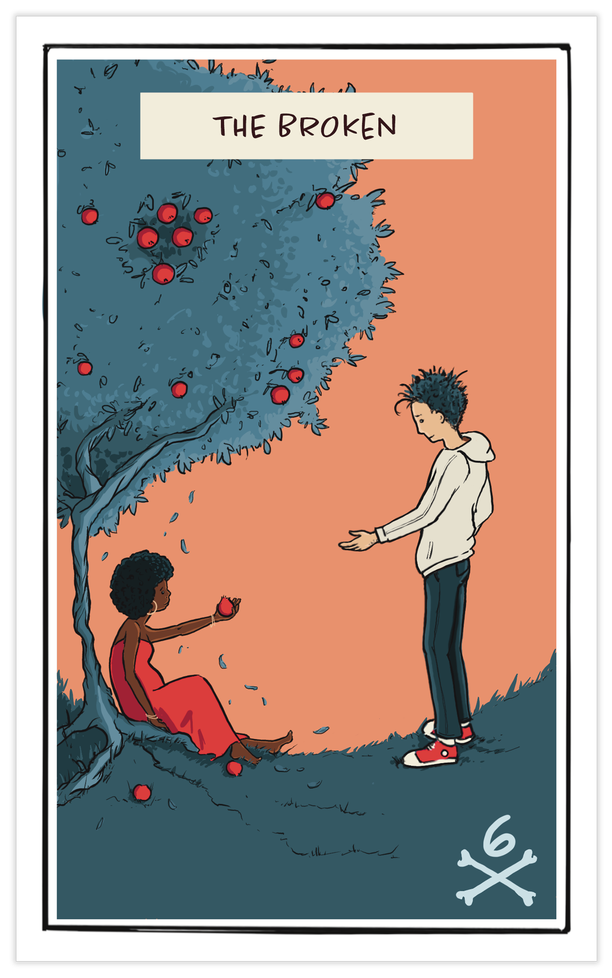 Bonesick Tarot 6 The Lovers The Broken