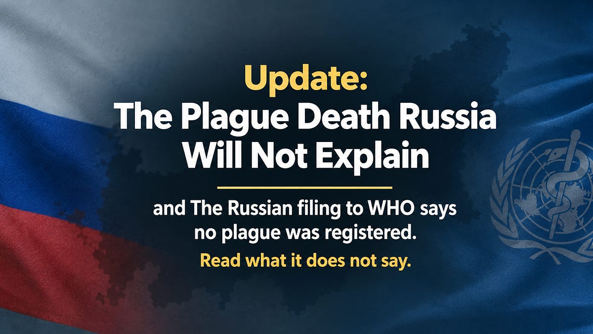 Update: The Plague Death Russia Will Not Explain