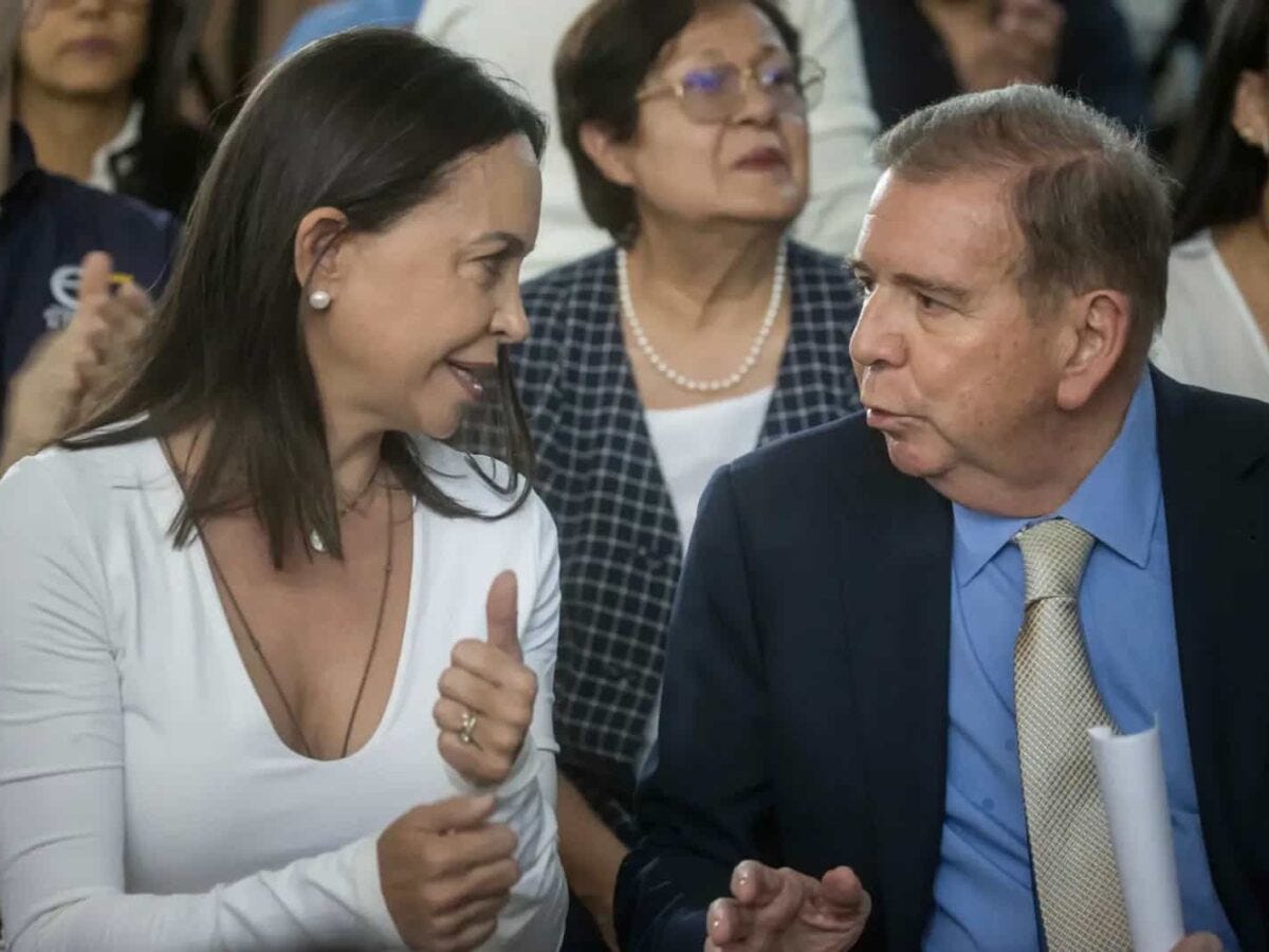 Machado y González Urrutia piden apoyo a la Asamblea de la ONU Machado y González Urrutia piden apoyo a la Asamblea de la ONU