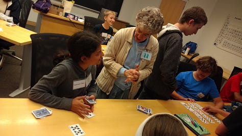 scenes of student experiences at the Bard Math CAMP