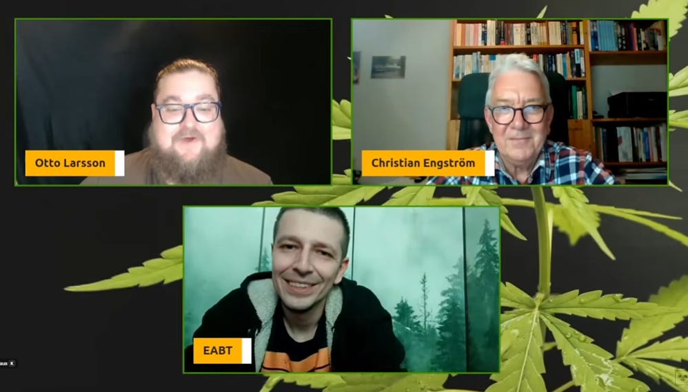 En Arg Blatte Talar om Cannabis med Piratpartiet