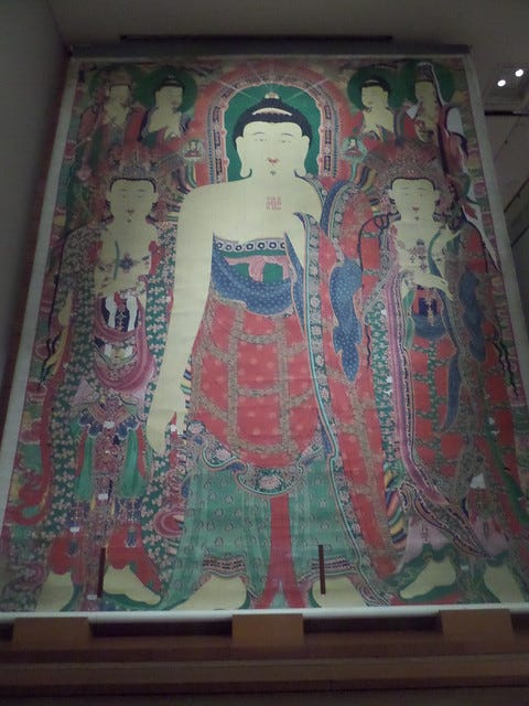 Huge Buddha Painting Huge Buddha Painting