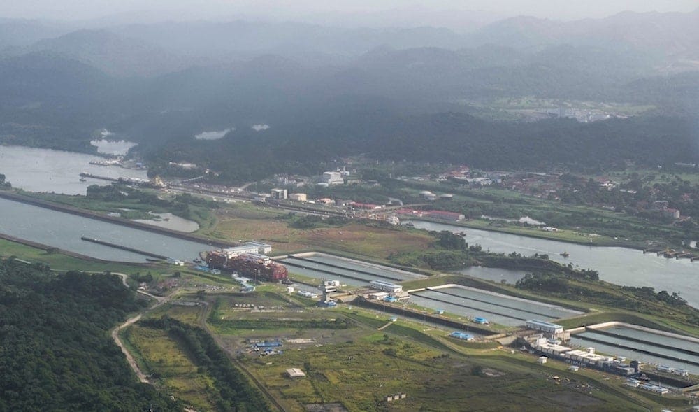 A cargo ship traverses the Cocoli Locks of the Panama Canal, Sunday, Aug. 9, 2026, in Panama City. (AP Photo/Matias Delacroix) A cargo ship traverses the Cocoli Locks of the Panama Canal, Sunday, Aug. 9, 2026, in Panama City. (AP Photo/Matias Delacroix)