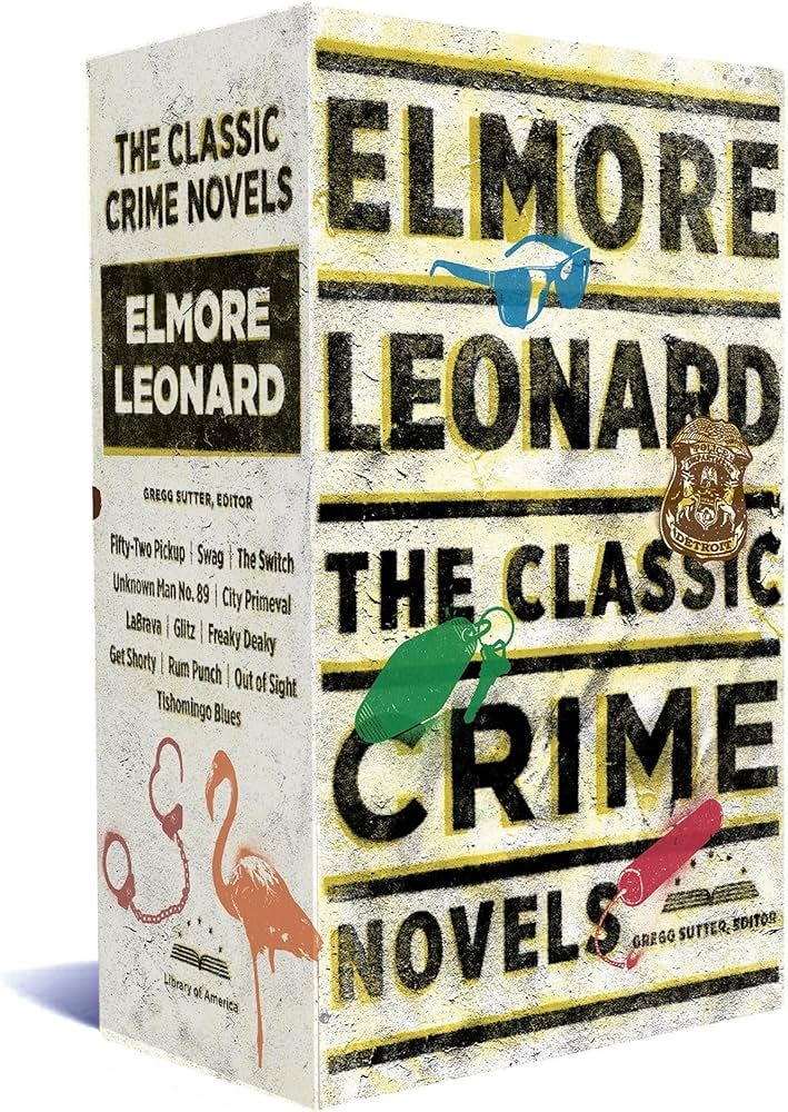 Elmore Leonard: The Classic Crime Novels: A Library of America Boxed Set:  Leonard, Elmore, Sutter, Gregg: 9781598535518: Amazon.com: Books