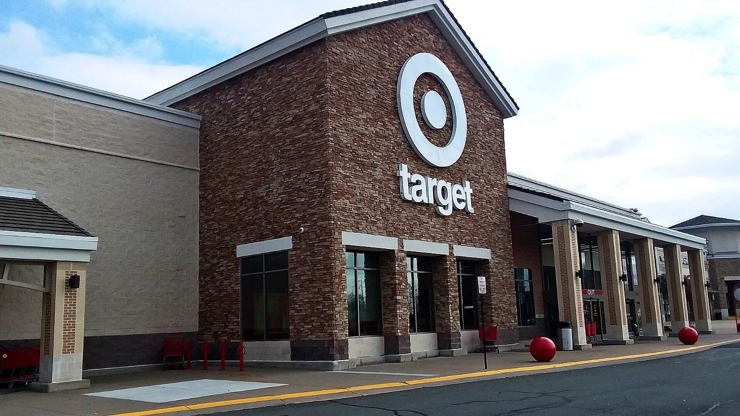 A Target store in Northern Virginia. Image: Brainulator9 via Wikimedia Commons A Target store in Northern Virginia. Image: Brainulator9 via Wikimedia Commons