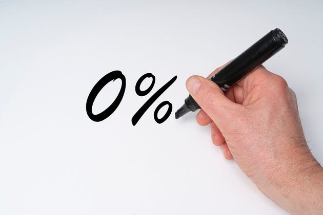the percentage of 0 percent written in black marker the percentage of 0 percent written in black marker
