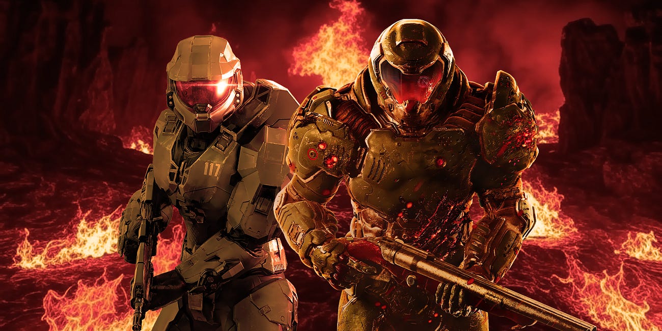 Clueless Microsoft Refuses ‘Halo’ & ‘Doom’ Crossover: ‘Secret Level’ Showrunners Were Turned Down for Potentially Legendary Master Chief / Doom Slayer Team Up