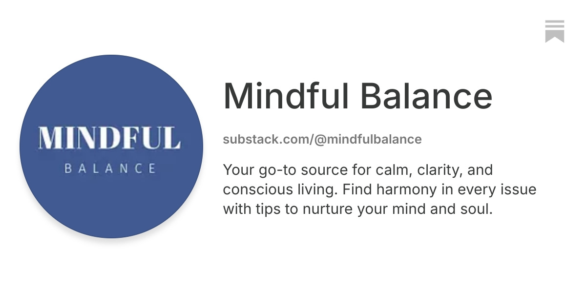 Mindful Balance | Substack
