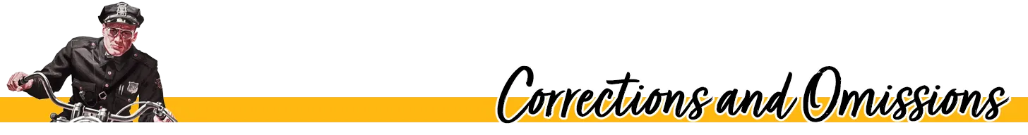 Headline: Corrections and Omissions Headline: Corrections and Omissions