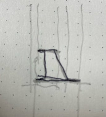 A black line drawn on a white paper

AI-generated content may be incorrect.