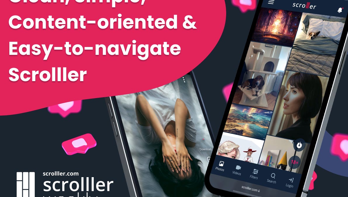 ️ Clean, 🏕 Simple, 🎥 Content-oriented & 🧭 Easy-to-navigate Scrolller