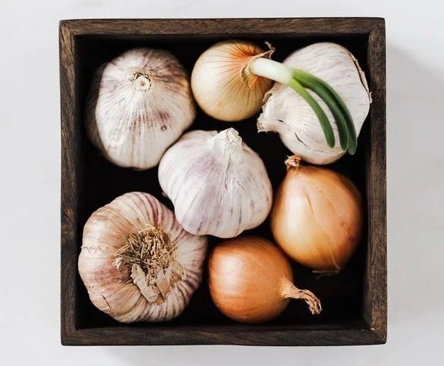 Fall superfoods Onions and garlic are fall superfoods that boost immune system