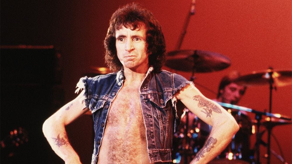 The late great Bon Scott