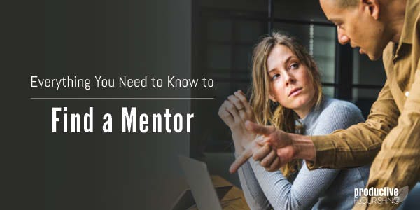 Man giving advice to woman. Text overlay: Everything You Need to Know to Find a Mentor Man giving advice to woman. Text overlay: Everything You Need to Know to Find a Mentor