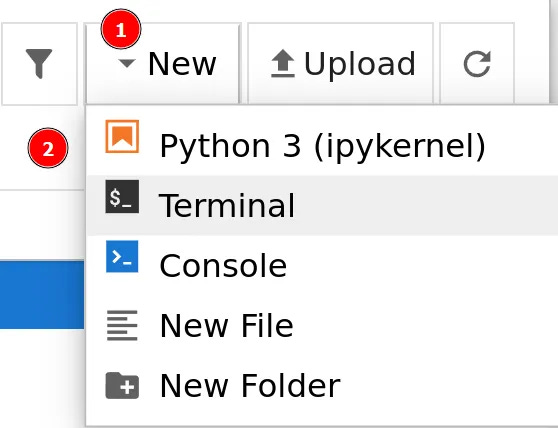 Creating a new Jupyter Notebook file image by Federico Trotta