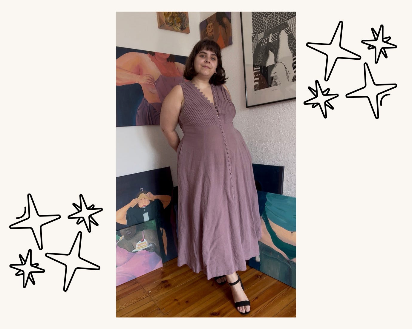 A person in a dress

AI-generated content may be incorrect.