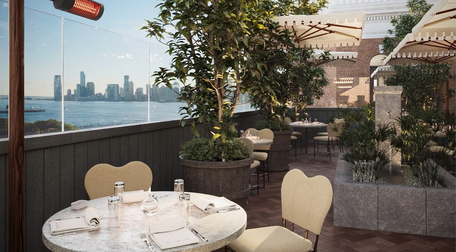 San Vicente West Village rooftop view