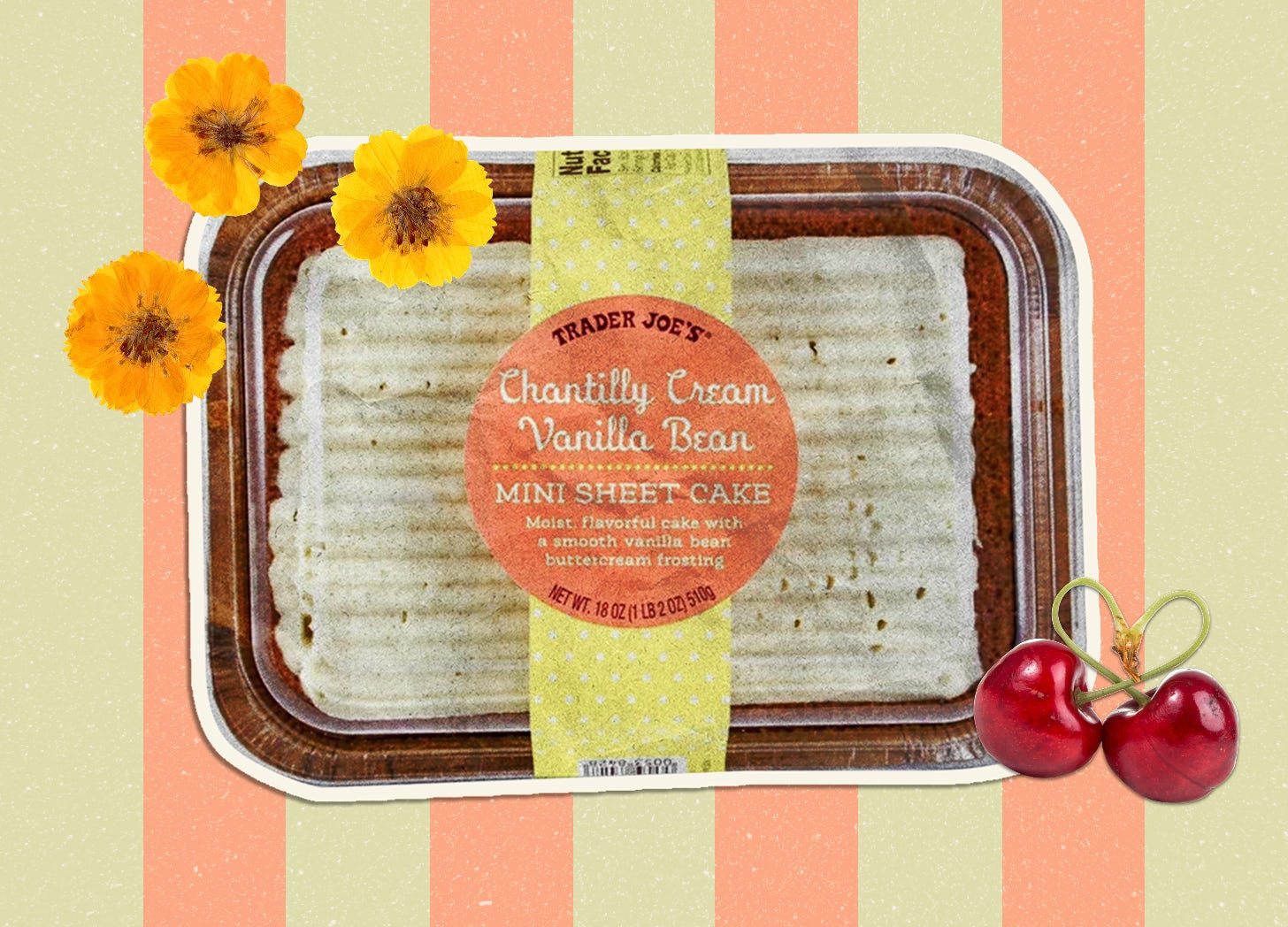 A Trader Joe's sheet cake