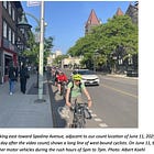 Threatened Toronto bike lane gets more rush hour traffic than the car lane