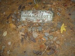 Louisa May Alcott's grave