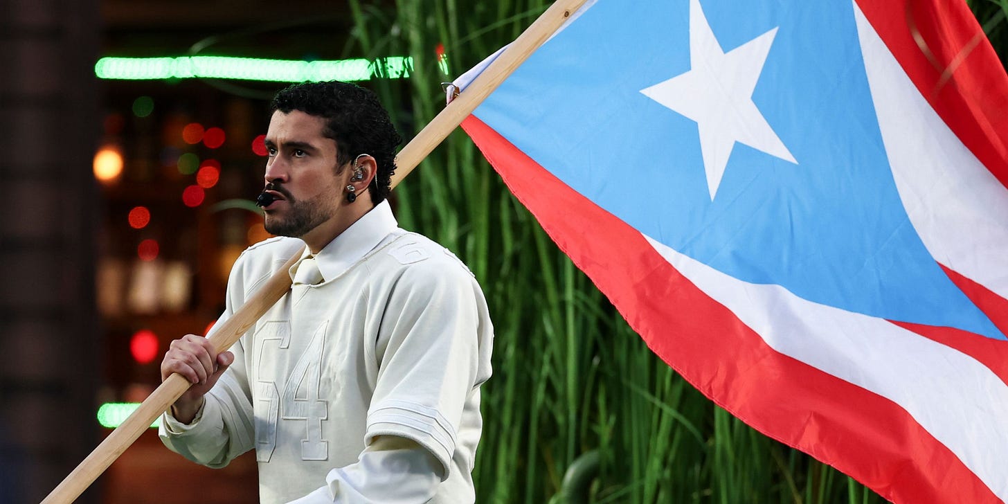 Bad Bunny's Incredible Super Bowl Halftime Show Planted a New Flag |  Pitchfork