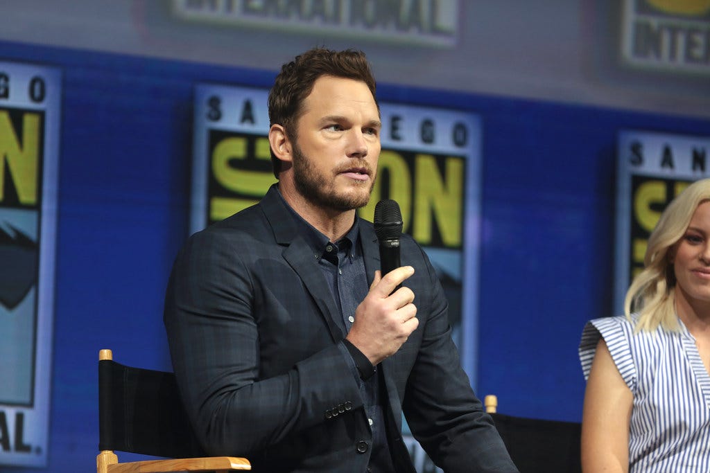 Chris Pratt | Chris Pratt speaking at the 2018 San Diego Com… | Flickr