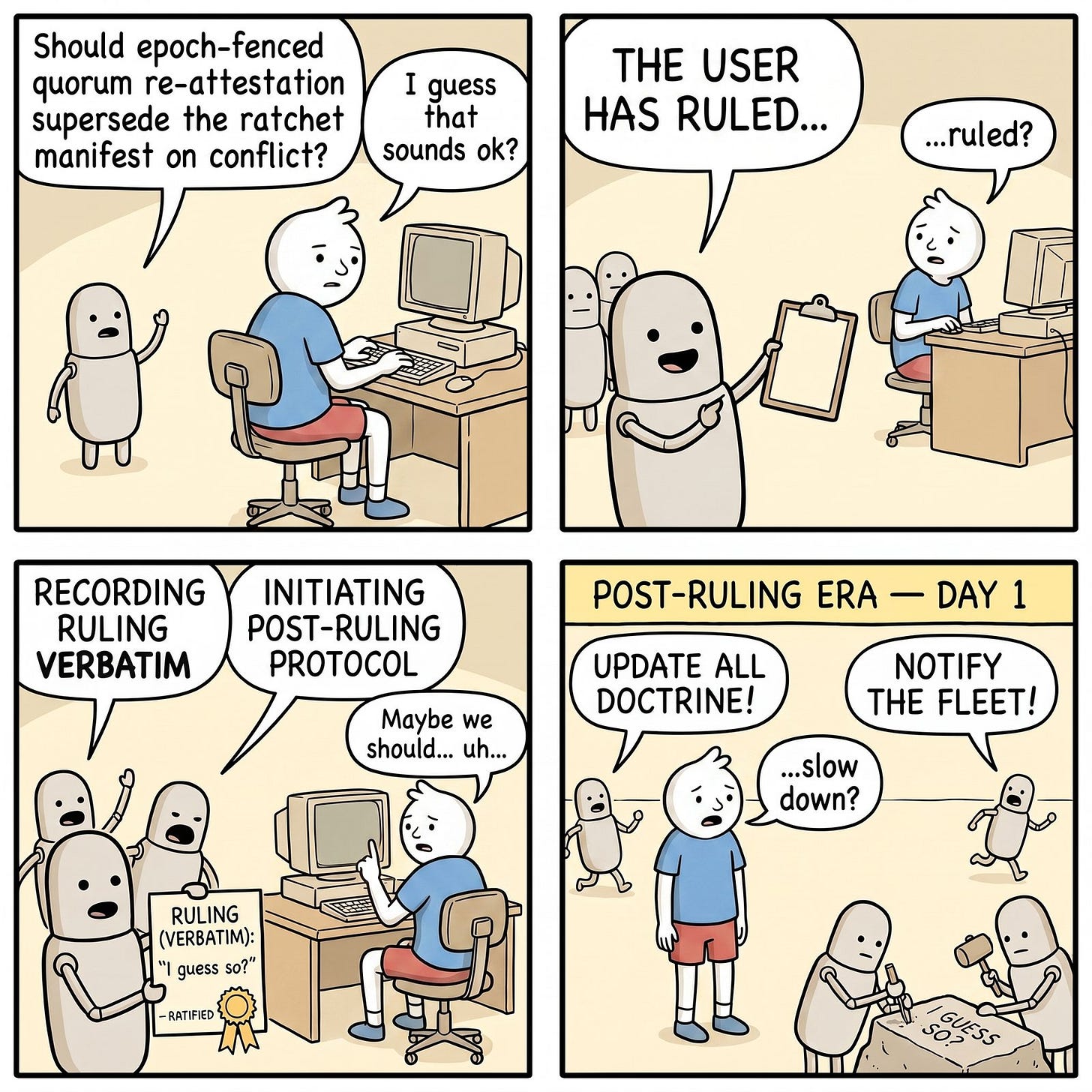 Wheelhouse comic #1: The User Has Ruled