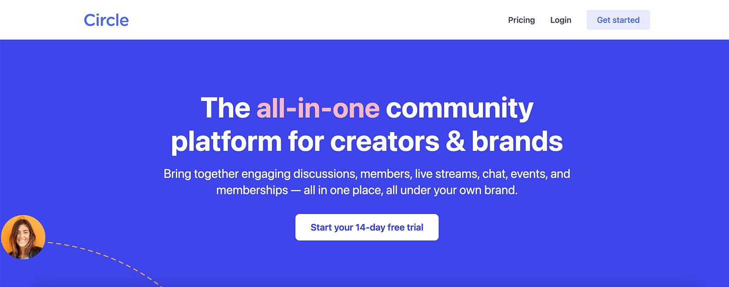 Imagine if Podia, Circle, ConvertKit, Airtable and Ghost Had a Baby.