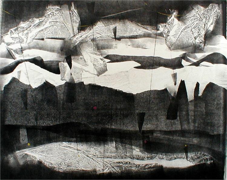 Rain on the Mesa - New Mexico, 1951 - Adja Yunkers