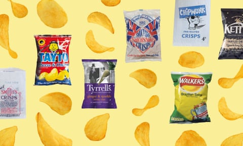 Crisp packets through the ages