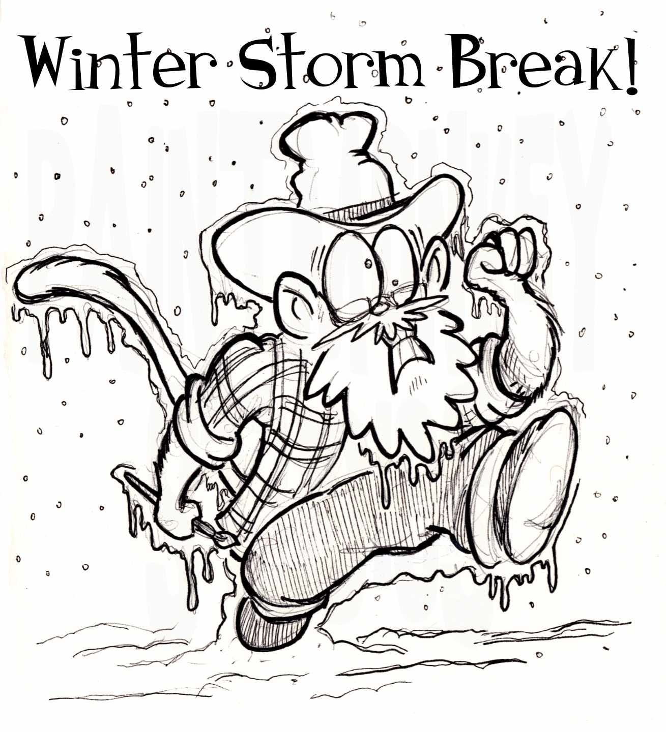 Cartoon of the Paintmonkey frozen in place with a paintbrush in hand. Cartoon of the Paintmonkey frozen in place with a paintbrush in hand.