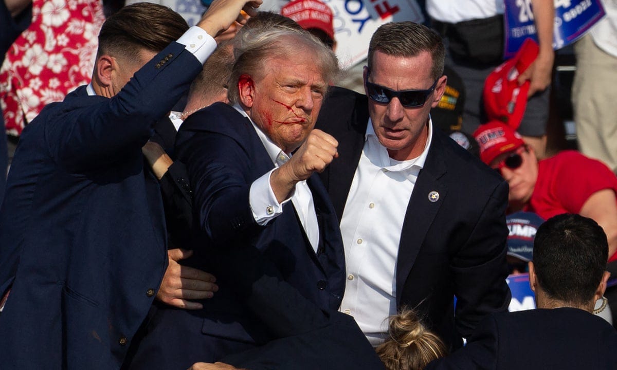 Trump shooting shows conspiracy theories not confined to right wing |  Donald Trump Pennsylvania rally shooting | The Guardian